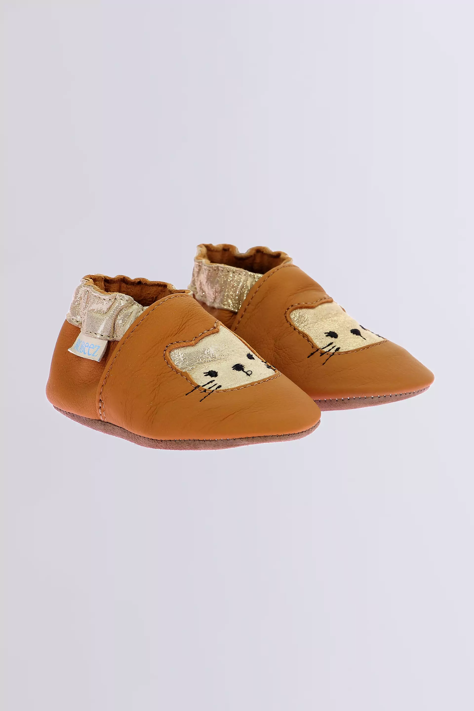 Wild Kitten - Chaussons souples camel pour fille - Robeez © Site Officiel