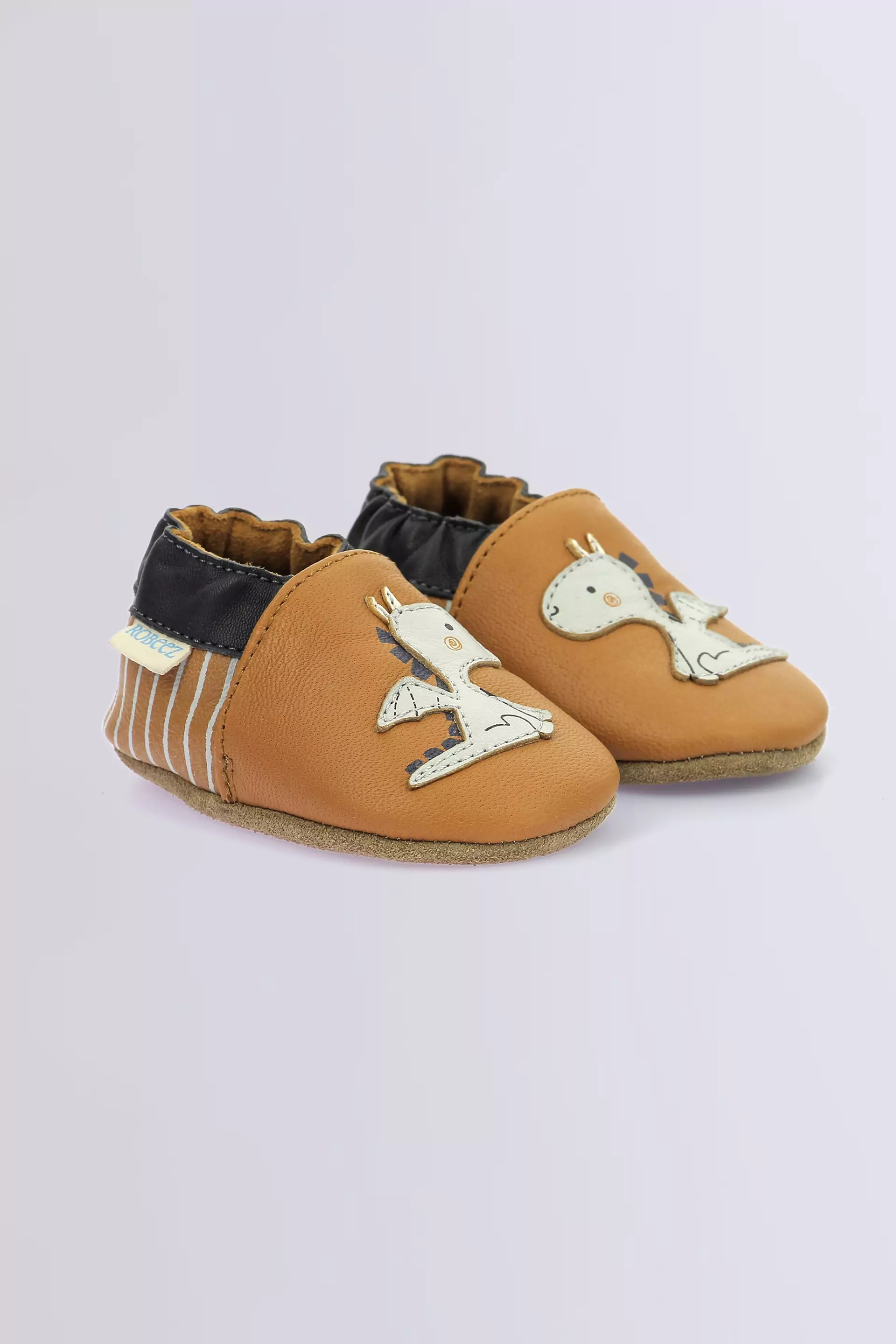 Tiny Dragon - Camel soft sole slippers for boy - Robeez © Official website