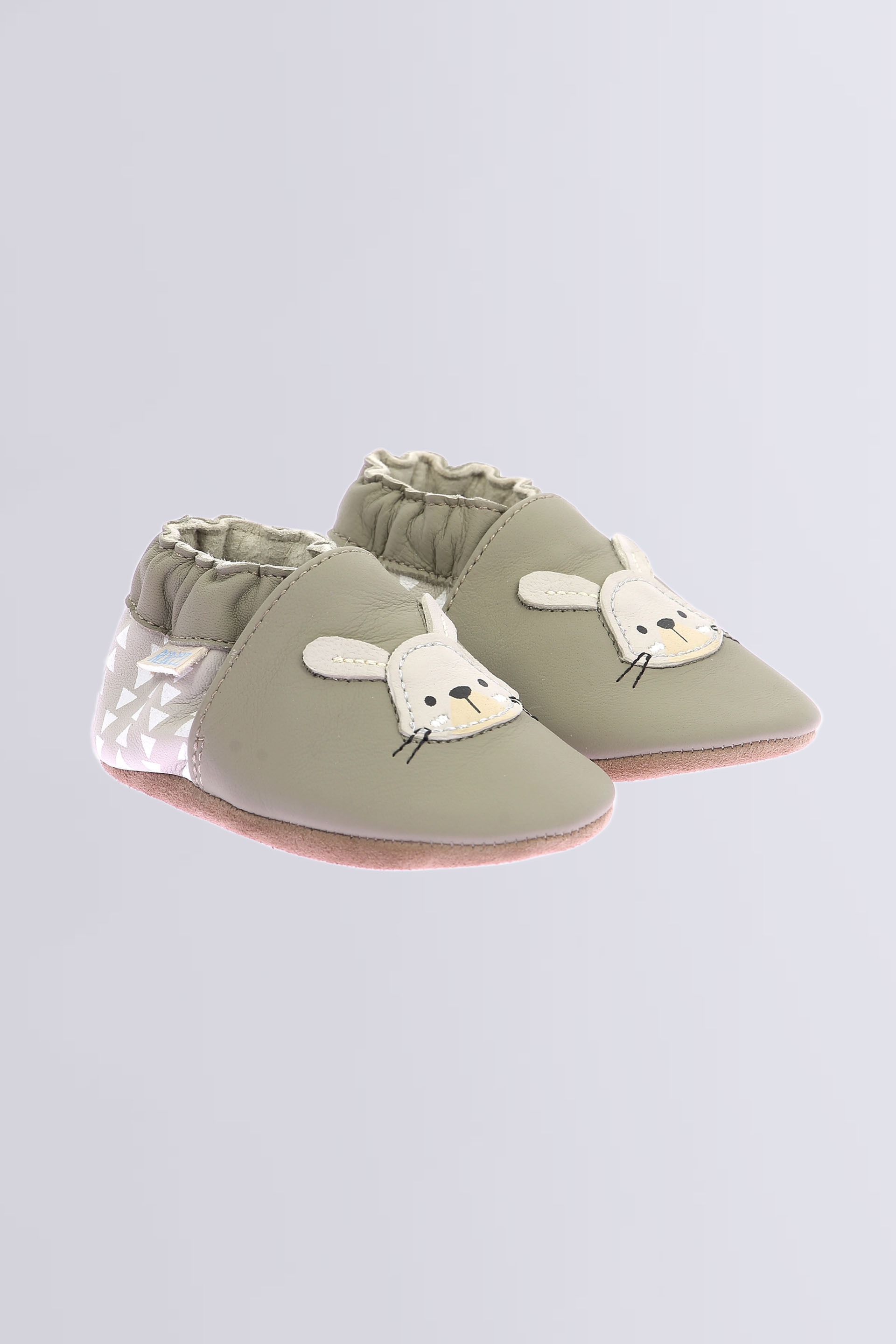Top Place - Kaki soft sole slippers for boy - Robeez © Official website Top Place - Kaki soft sole slippers for boy - Robeez © Official website