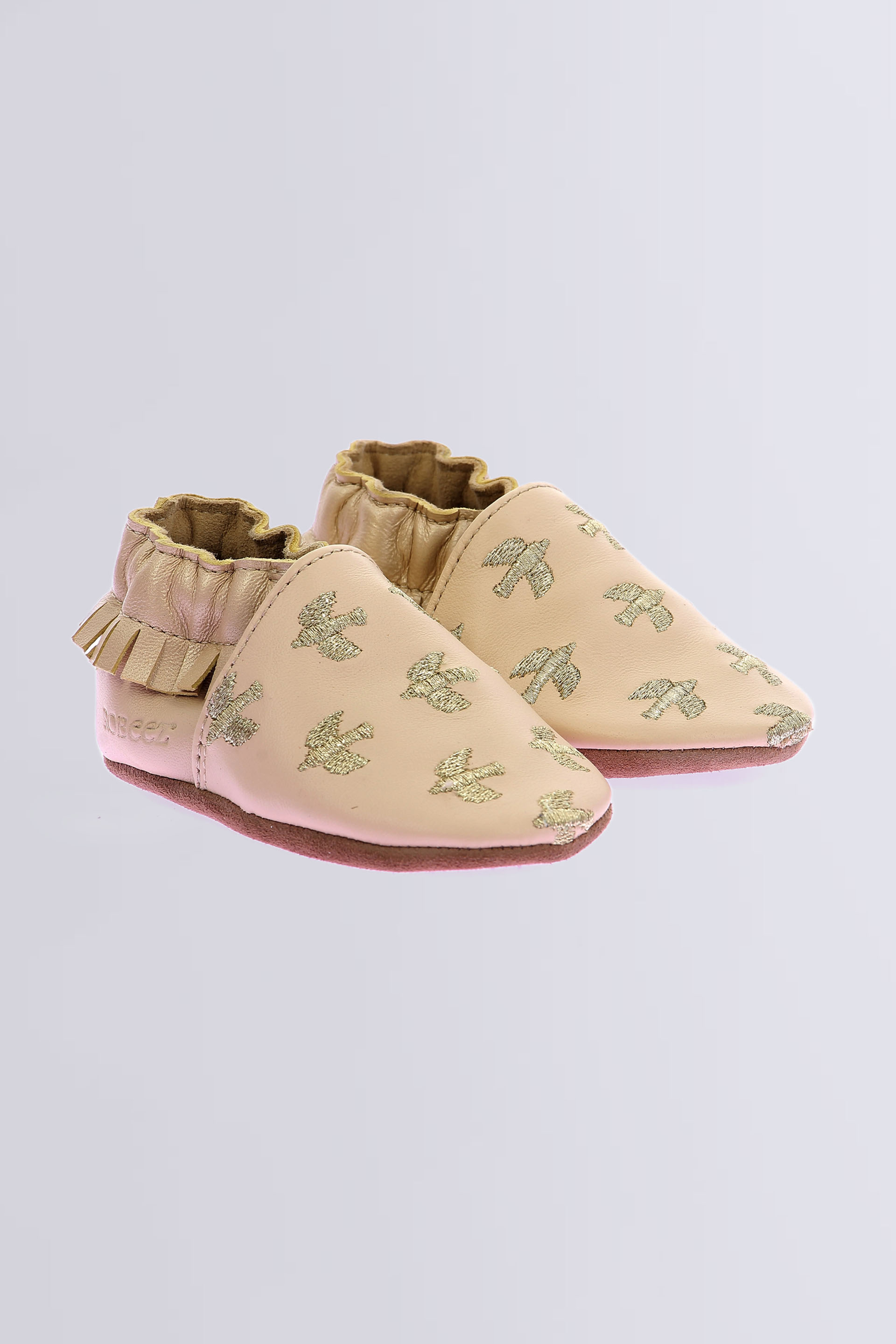 Sweet Birds - Zapatillas flexibles beige para bebé niña - Robeez © Página oficial