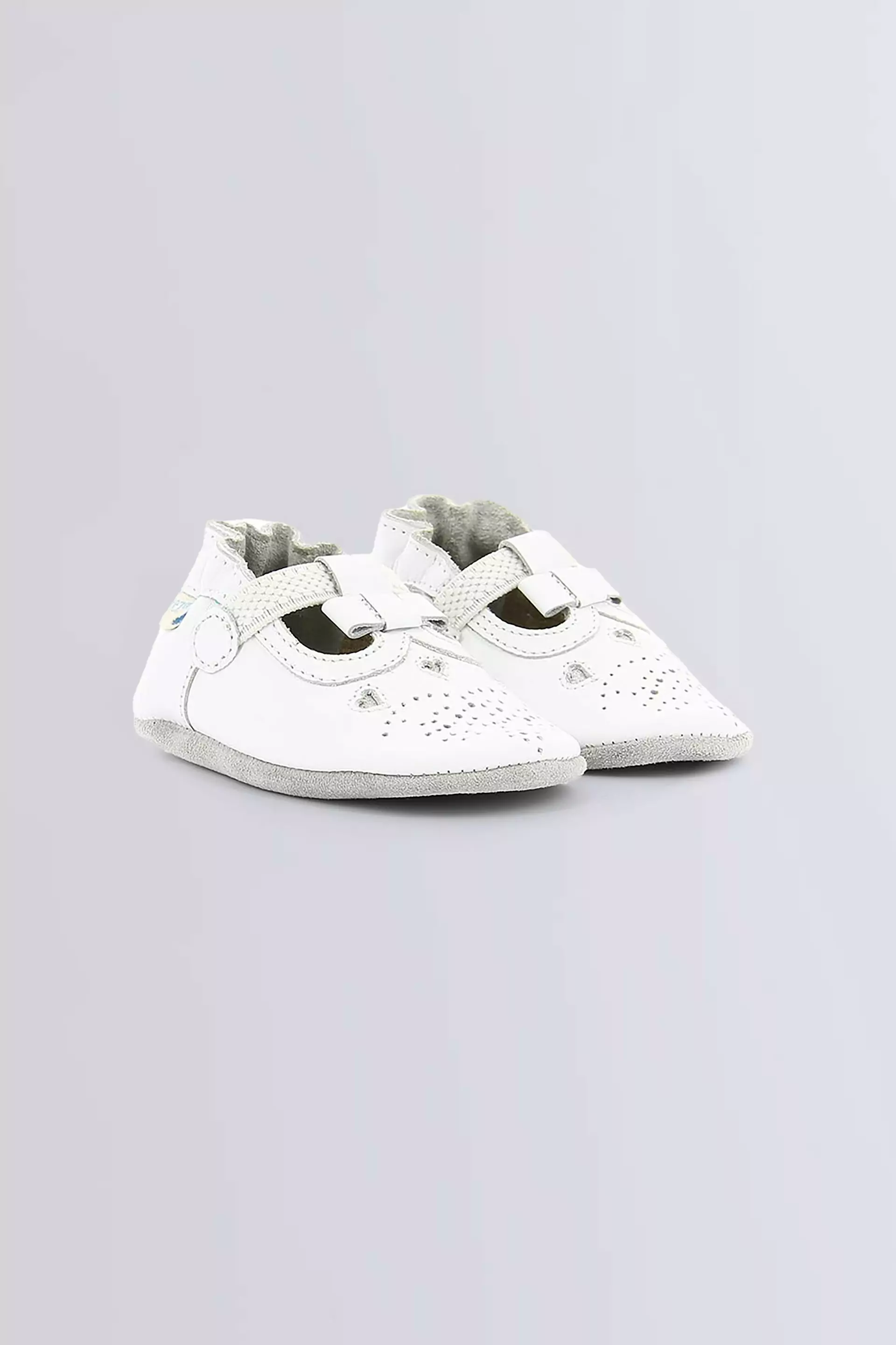 Pretty Star blanc - Chaussons souples pour fille - Robeez © Site Officiel