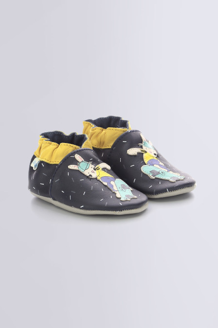 Speeding Line - Navy weiche Krabbelschuhe für Jungen - Robeez © Speeding Line - Navy weiche Krabbelschuhe für Jungen - Robeez ©