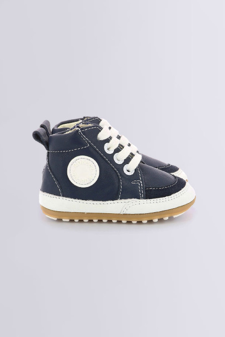 Migo - navy first steps sneakers for girls and boys - Robeez © Migo - navy first steps sneakers for girls and boys - Robeez ©