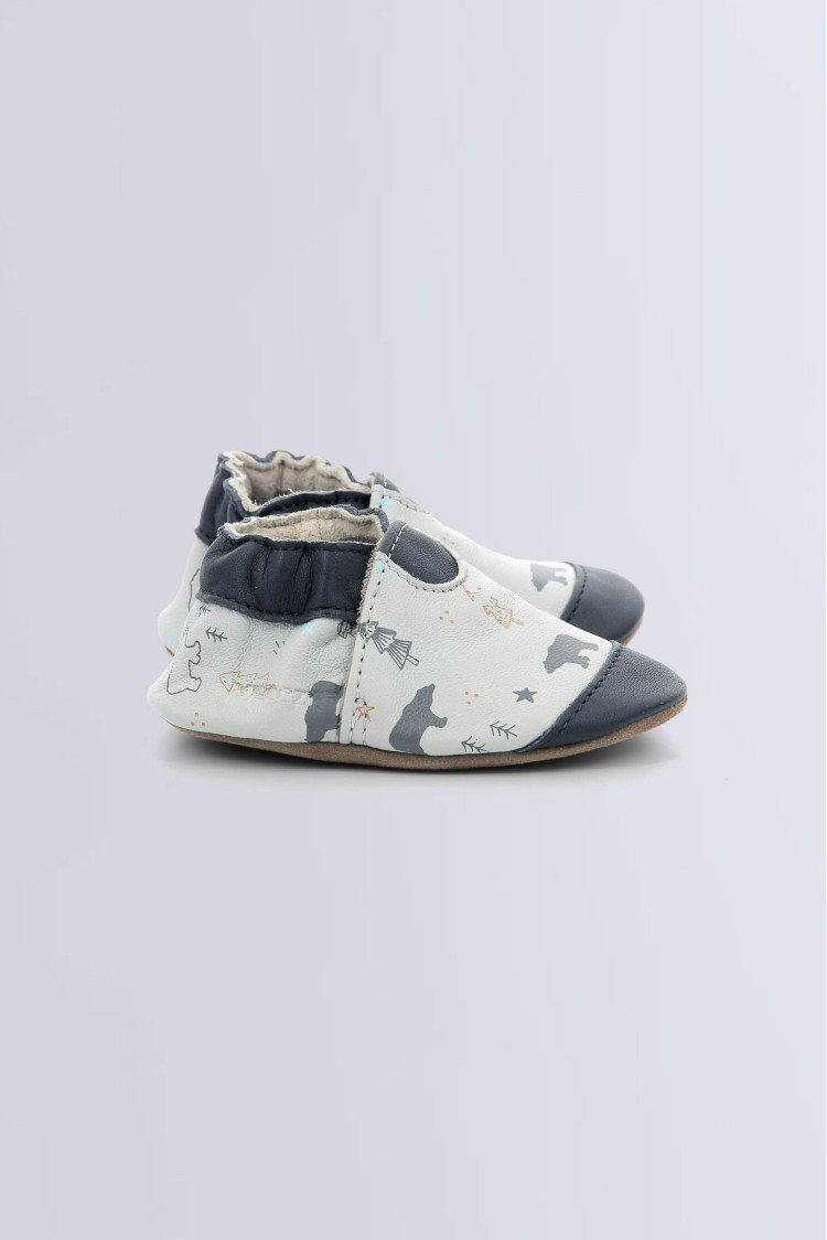 WINTERING BEAR LIGHT GREY NAVY WINTERING BEAR LIGHT GREY NAVY