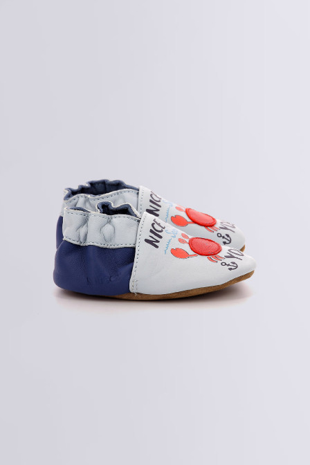 Nice To Sea weiche Krabbelschuhe in blau für Junge - Robeez © Nice To Sea weiche Krabbelschuhe in blau für Junge - Robeez ©