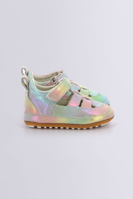 Miniz - multicolor first step t-strap shoes for girl - Robeez © Miniz - multicolor first step t-strap shoes for girl - Robeez ©