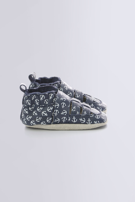 Sandiz - navy first steps t-strap shoes  for boys - Robeez © Sandiz - navy first steps t-strap shoes  for boys - Robeez ©