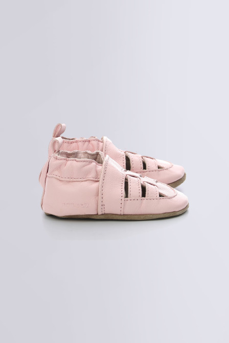 Sandiz Veg - light pink first steps t-strap shoes  for girls and boys - Robeez © Sandiz Veg - light pink first steps t-strap shoes  for girls and boys - Robeez ©